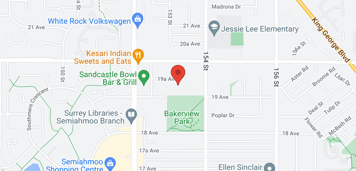 map of 110 15313 19 AVENUE